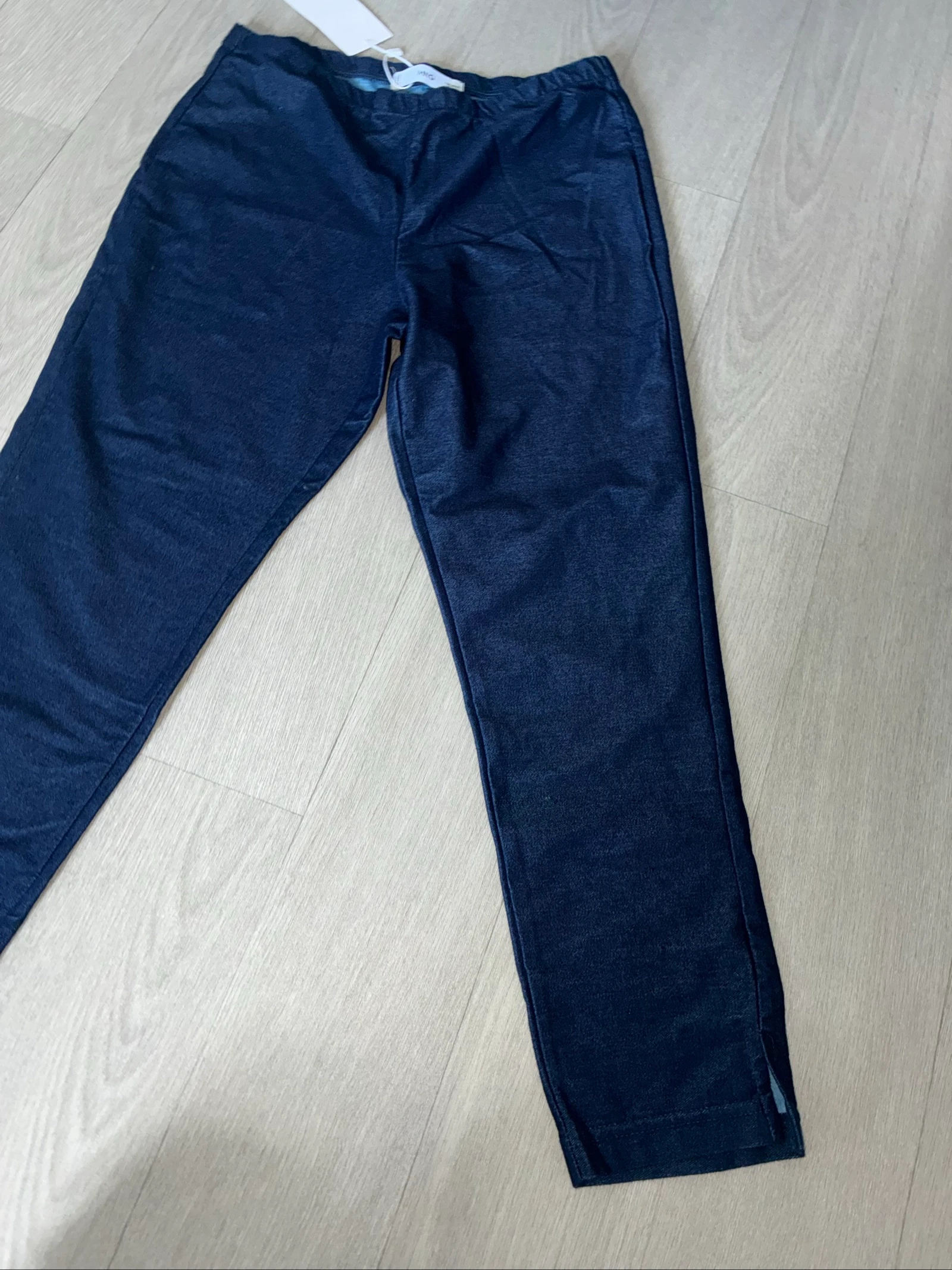 Legging Capri azul-marinha com fenda P – photo 7
